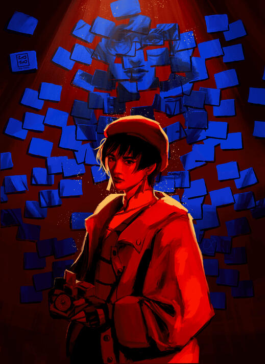 color half body, 2 subjects, semi-detailed surroundings ($195)