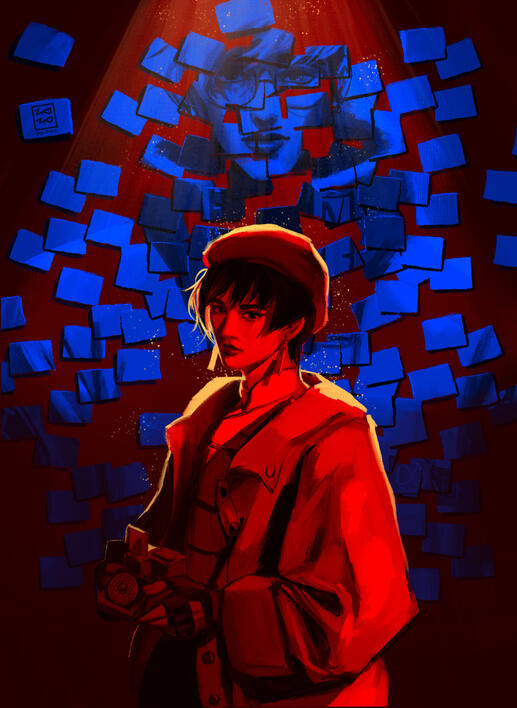 color half body, 2 subjects, semi-detailed surroundings ($190)